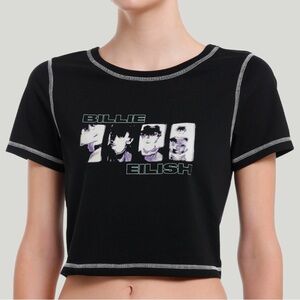 Billie Eilish Blurry Faces Baby T-Shirt